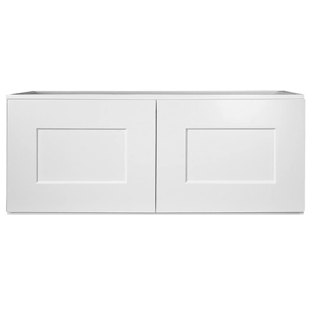 White Shaker Style Bridge Cabinet D392