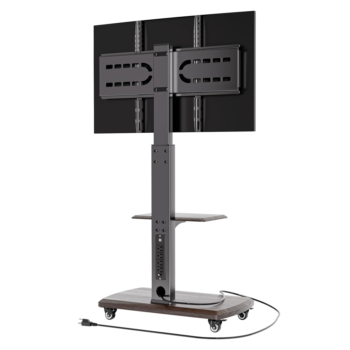 Rolling TV Stand with Power Outlet for 32 to 80 inch TVs C189