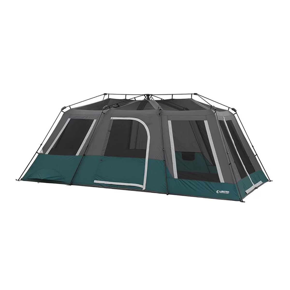 12 Person Lighted Instant Cabin Tent 18' x 10' O9626