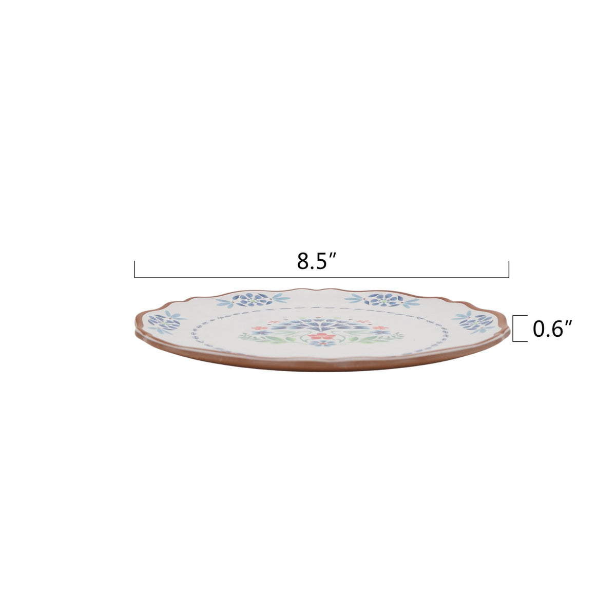 12-Piece Multicolor Bamboo Melamine Dinnerware Set Service For 4 A827