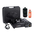 Portable Dual Fuel Propane & Butane Camping Stove with Carrying Case V9419