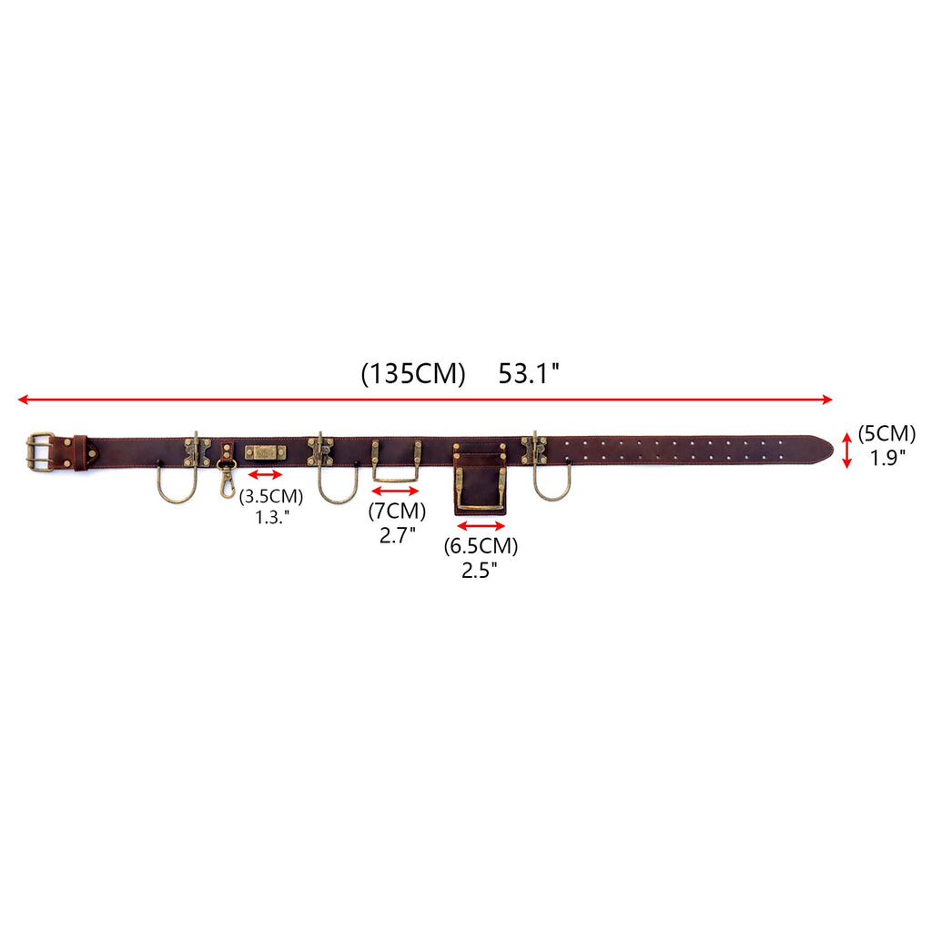 Adjustable Tool Belt with 2 Tool Pocket V493068