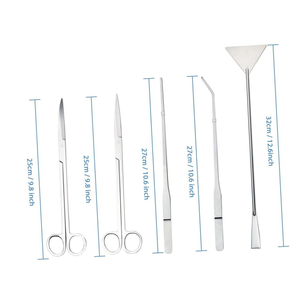 5 in 1 Stainless Steel Aquarium Aquascaping Kit O3905