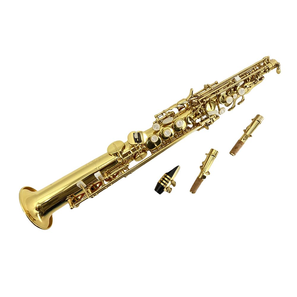 Straight Soprano Saxophone with Case, Mouthpiece, Neck Strap & Accessories I661609