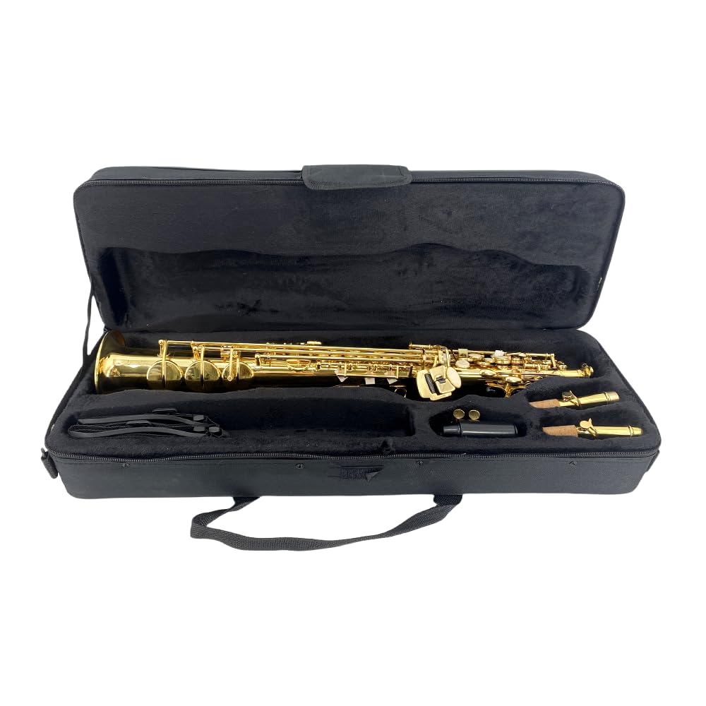 Straight Soprano Saxophone with Case, Mouthpiece, Neck Strap & Accessories I661609