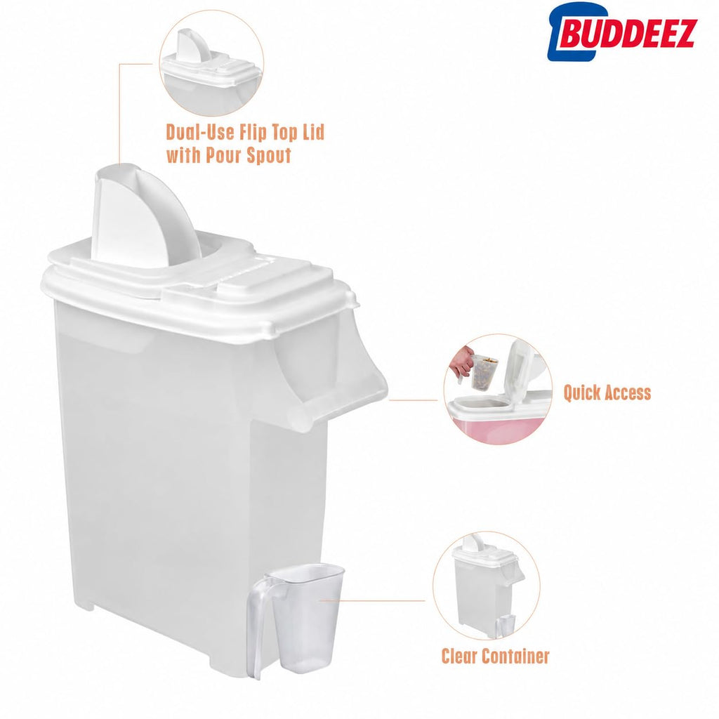 Airtight Pet Food Storage Container 32 Quart with Pour Spout H9939