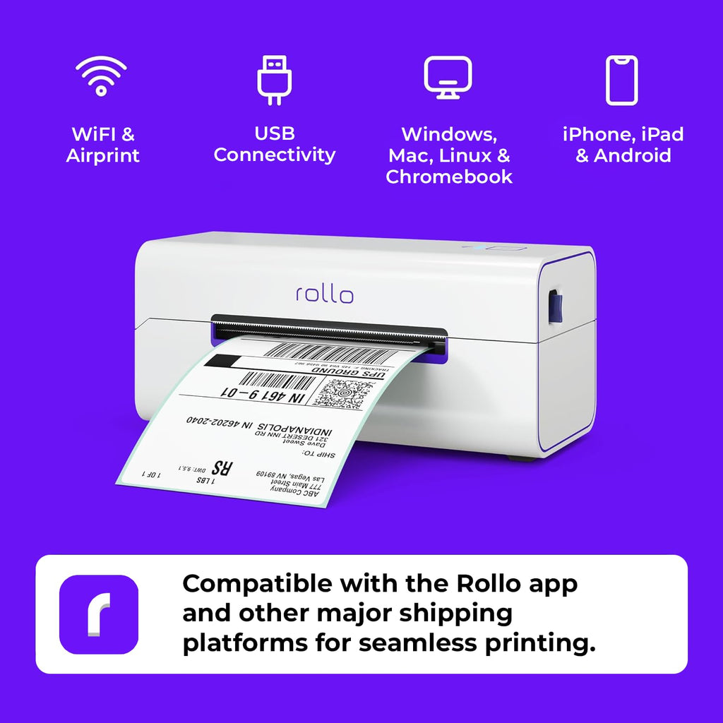 Wireless Wi-Fi 4x6 Thermal Label Printer Z85557