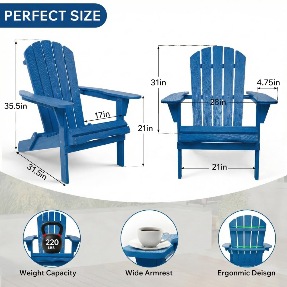 Wood Folding Adirondack Chair M90979