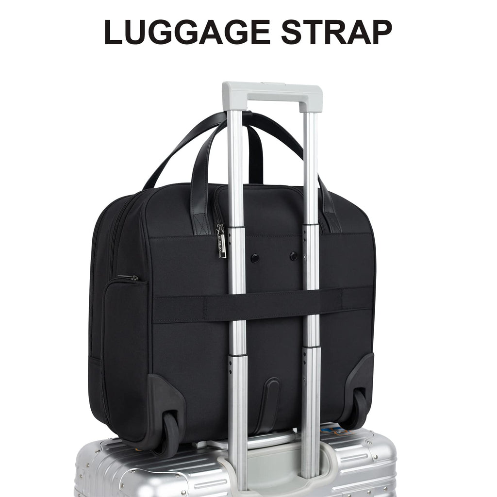 Rolling Laptop Bag 15.6 Inch Black U293499