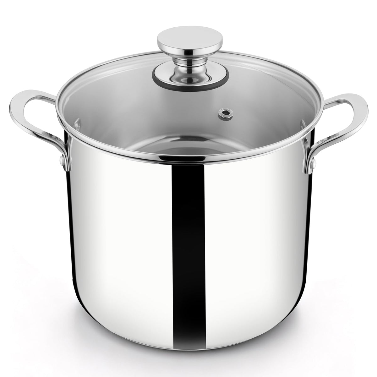 8QT Stainless Steel Stock Pot with Lid X58057