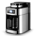 1000W Automatic Stainless Steel Coffee Machine with LCD Display and Coffee Pot A523