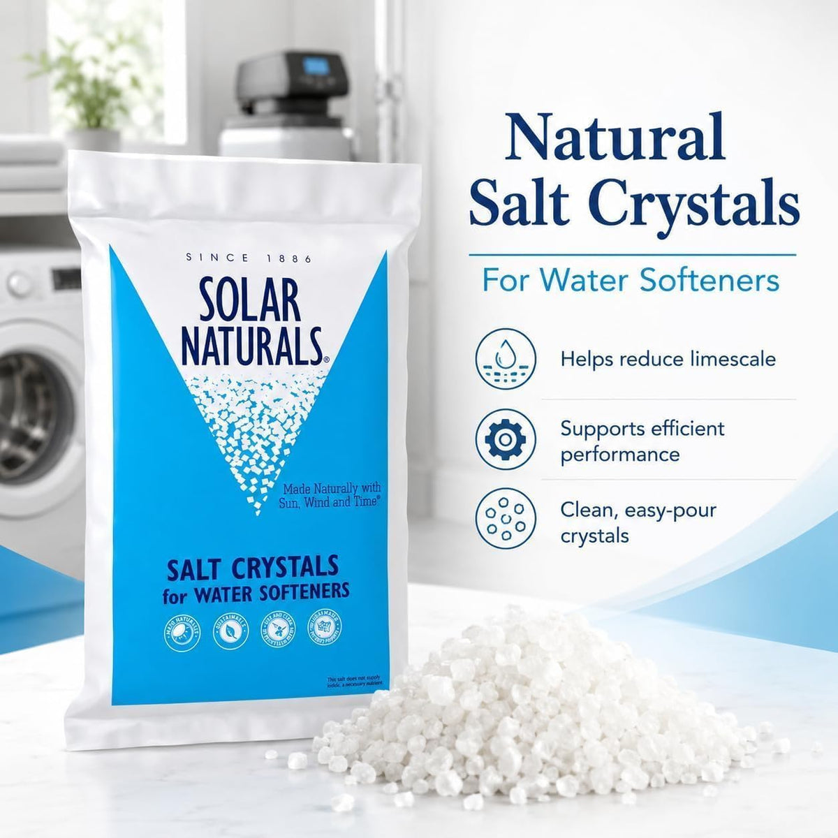 40 lb Solar Salt Crystals N593750