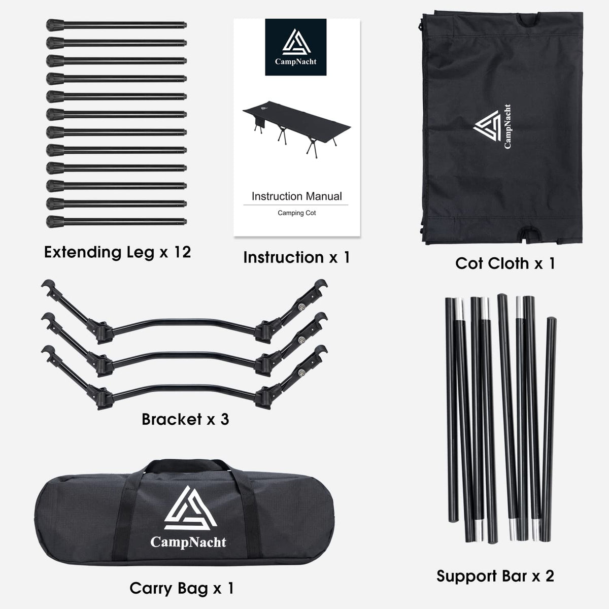 Ultralight Aluminium Camping Cot Y4488