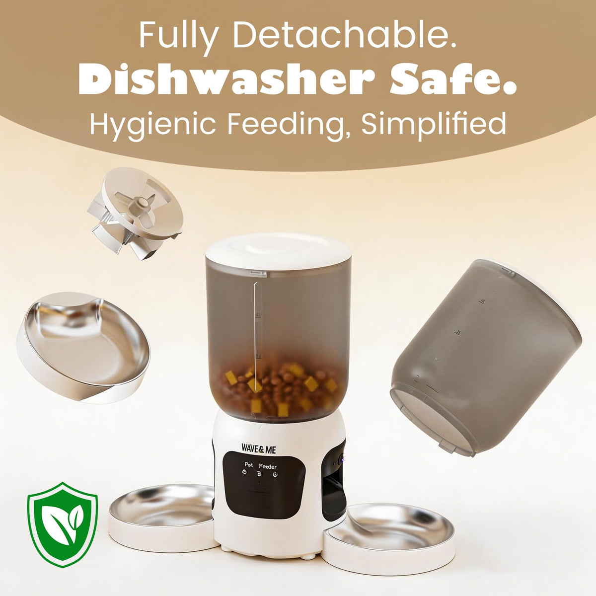 Automatic Cat Feeder with Dual Camera F85083