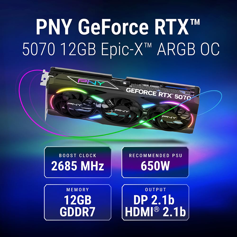 NVIDIA GeForce RTX 5070 Triple-Fan Graphics Card S26601