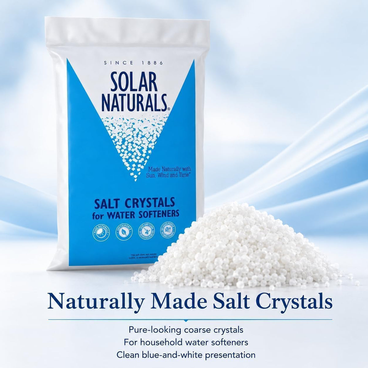40 lb Solar Salt Crystals N593750