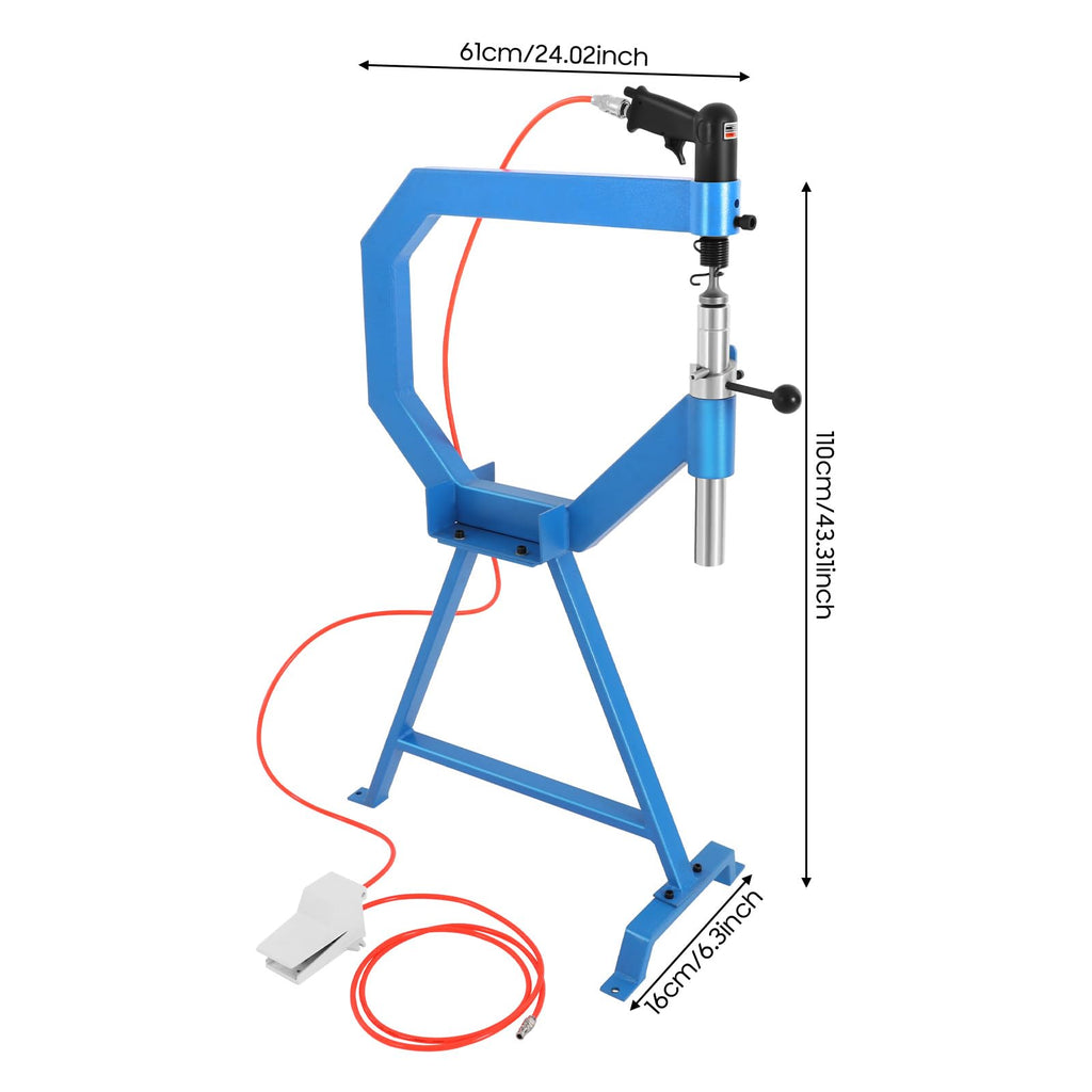 Pneumatic Planishing Hammer with Stand V7714