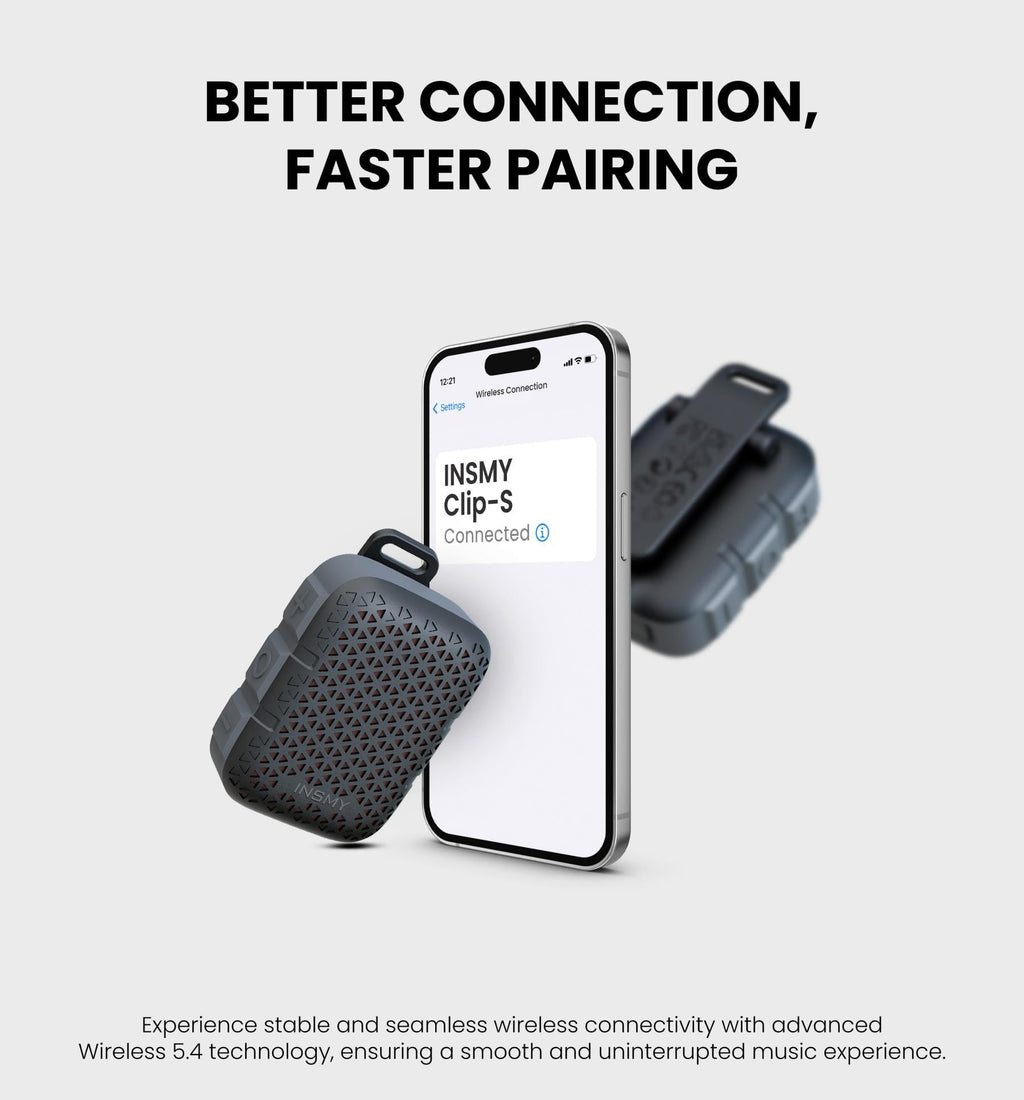 Wearable Bluetooth Speakers IP67 Waterproof Clip On Small Speaker G882435
