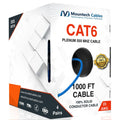1000FT Blue Cat6 Plenum Ethernet Cable S306