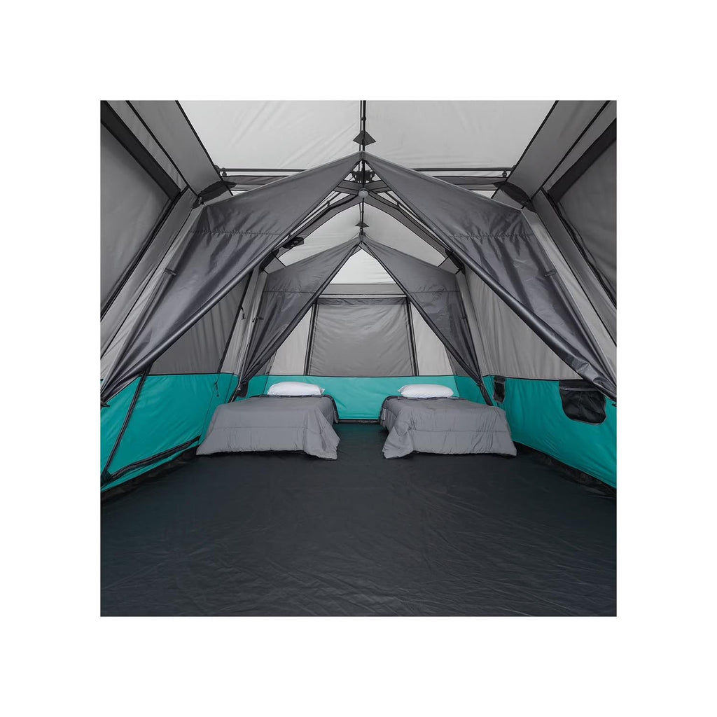 12 Person Lighted Instant Cabin Tent 18' x 10' O9626