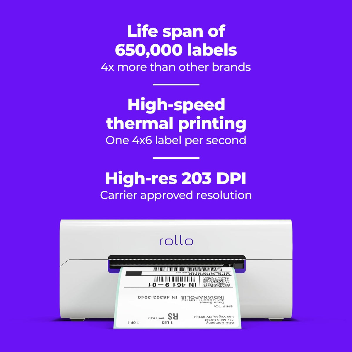 Wireless Wi-Fi 4x6 Thermal Label Printer Z85557