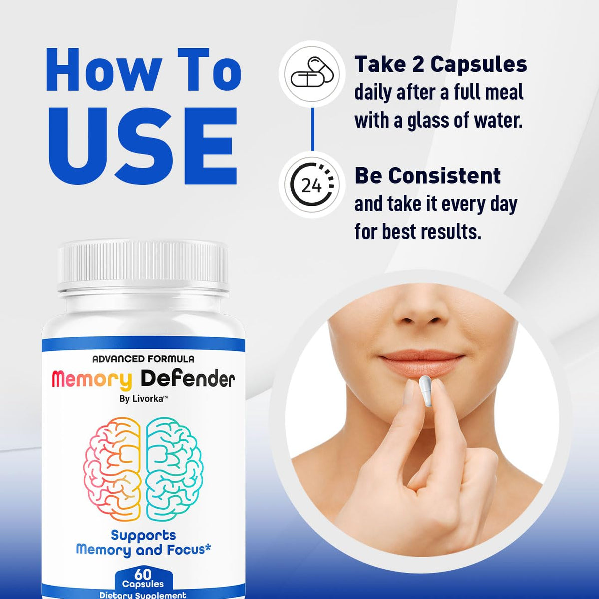 3 Pack Memory Capsules 180 Capsules I232534