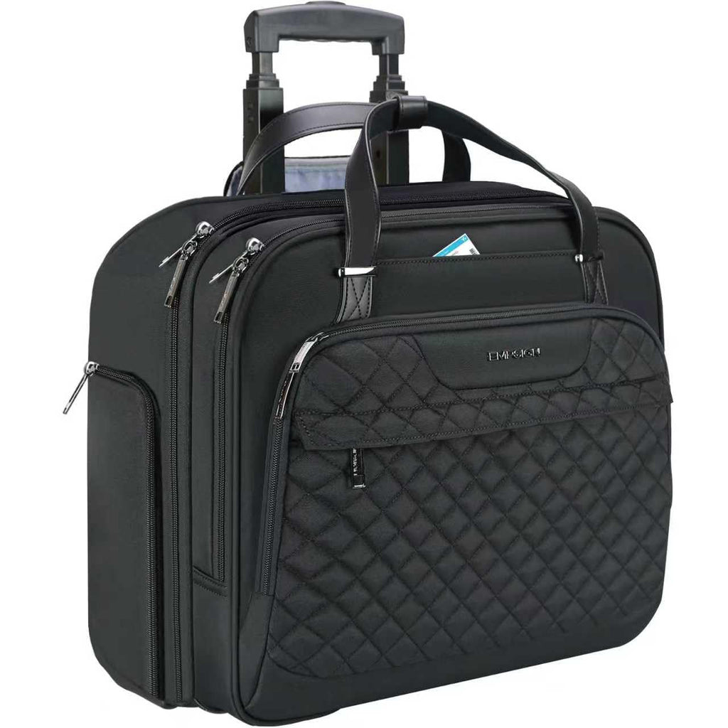 Rolling Laptop Bag 15.6 Inch Black U293499