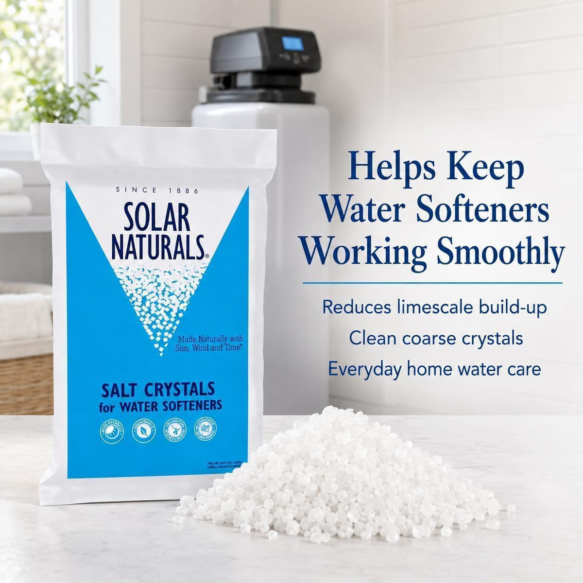 40 lb Solar Salt Crystals N593750