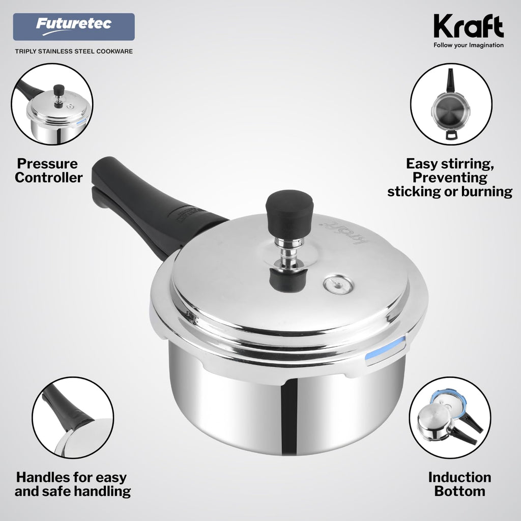 3 Litres Stainless Steel Pressure Cooker P5977