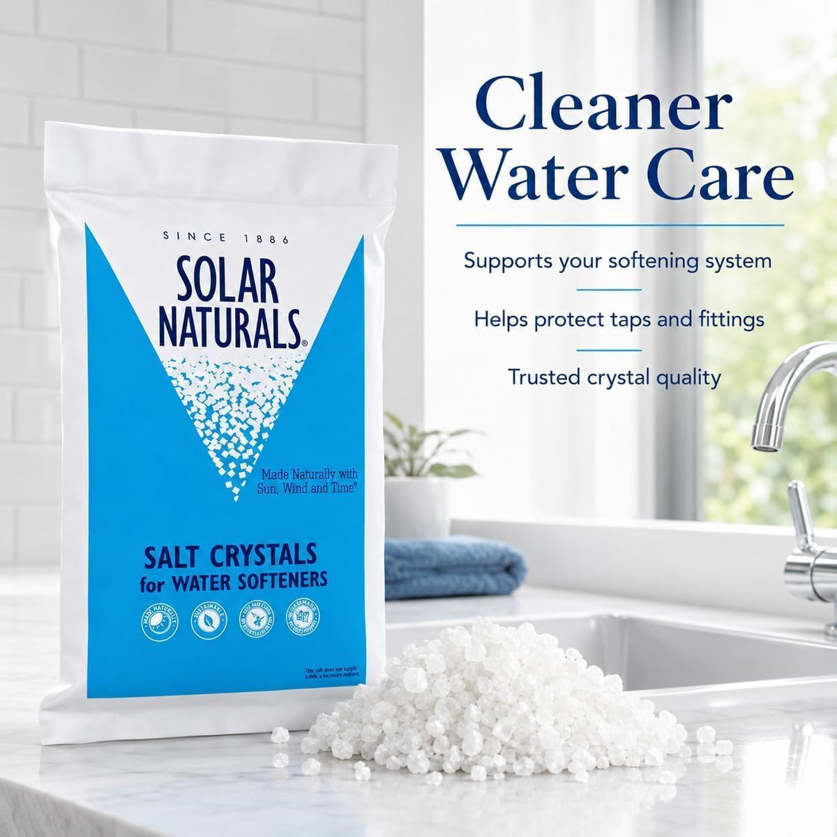 40 lb Solar Salt Crystals N593750