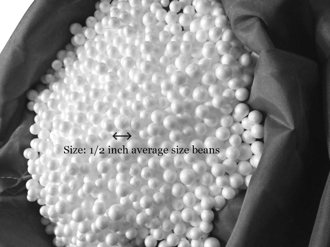 Bean Bag Refill Single Pack White with EZ-Pour Zipper Spout P12289