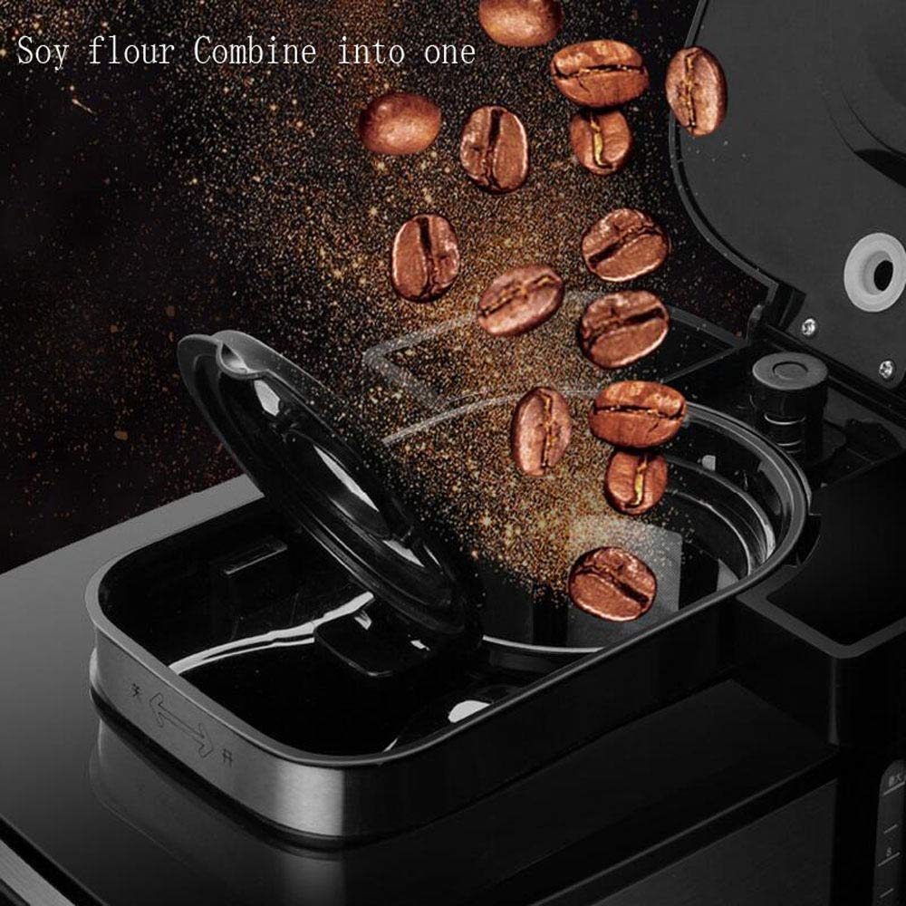 1000W Automatic Stainless Steel Coffee Machine with LCD Display and Coffee Pot A523