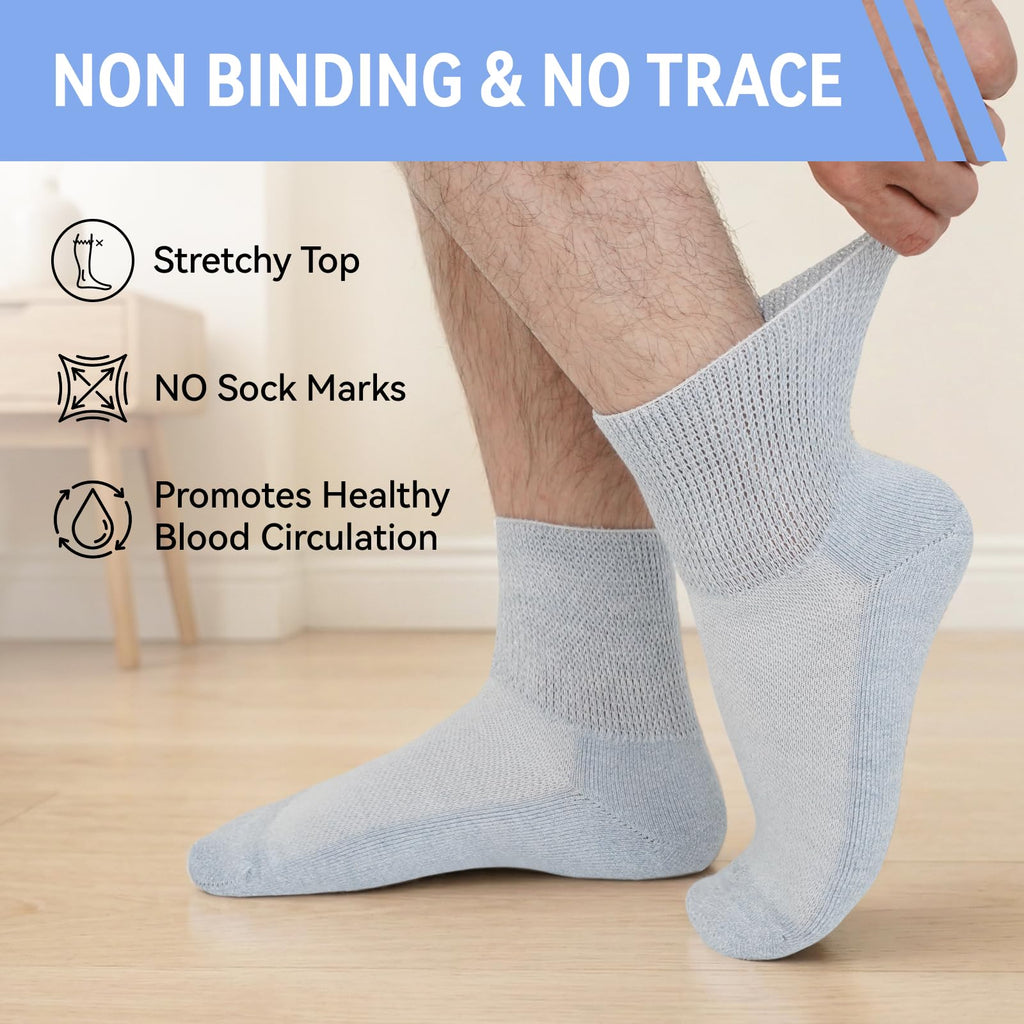 Non Binding Wide Ankle Socks N444