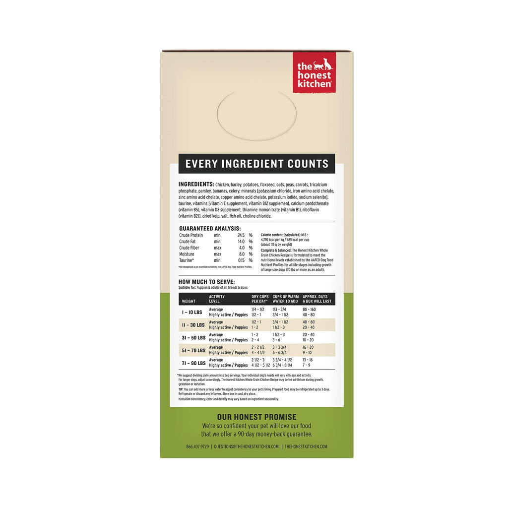 Whole Grain Chicken Recipe Dehydrated Dog Food 10 lb X340