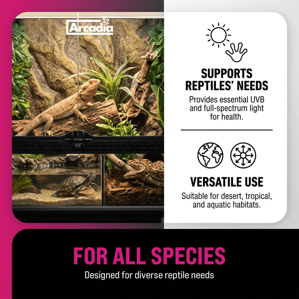 36" 39 Watts 6% UVB Reptile Light Fixture Kit S609101
