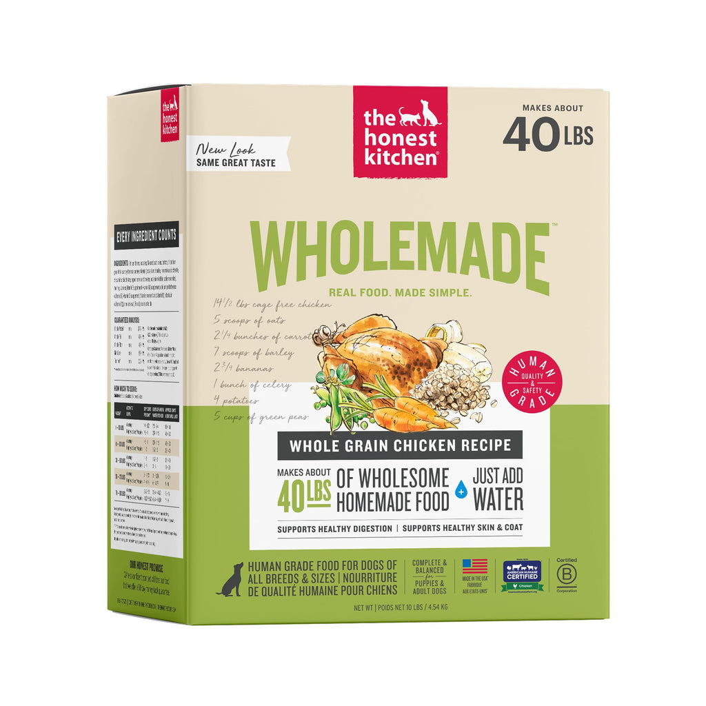 Whole Grain Chicken Recipe Dehydrated Dog Food 10 lb X340