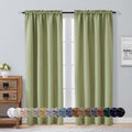 Sage Green 72 Inch Blackout Curtains 2 Panels Set G805165