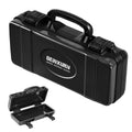 Black Steel Tool Box with Safety Latch and Handle B3821