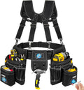 27-Pockets Heavy Duty Tool Belt with Suspenders M329381