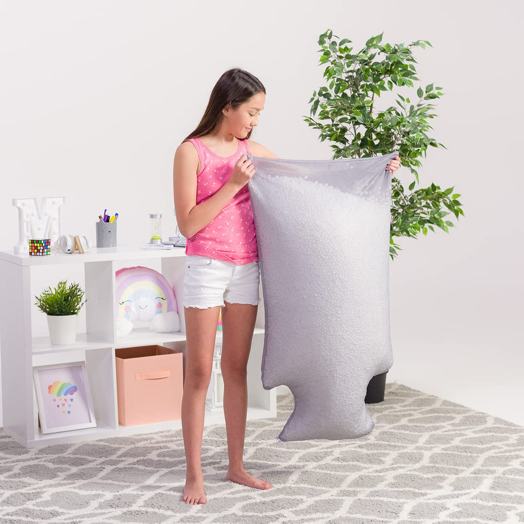 Bean Bag Refill Single Pack White with EZ-Pour Zipper Spout P12289