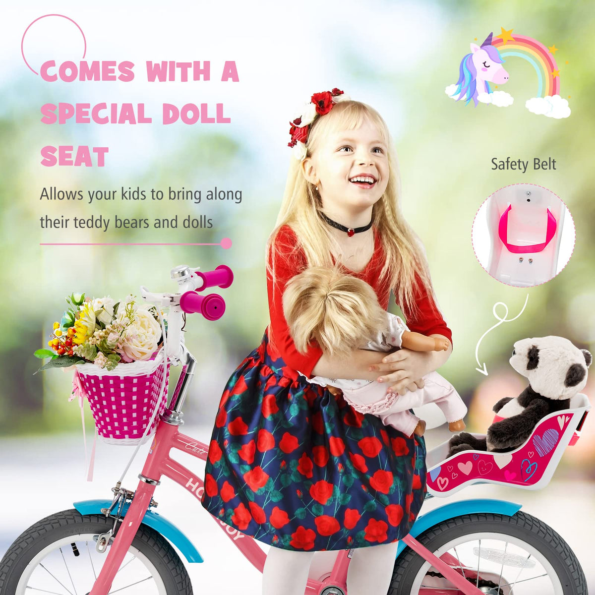 14 Inch Kids Bike with Training Wheels B957