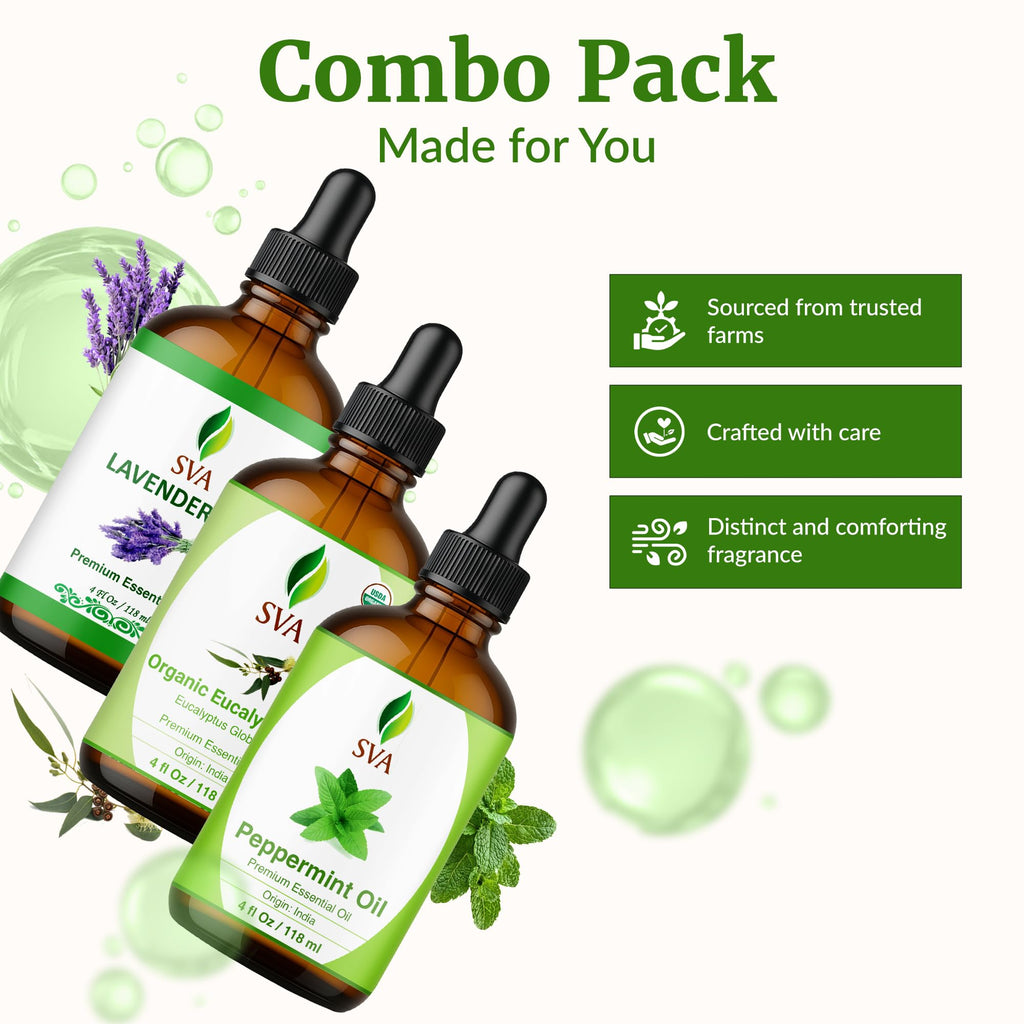 Mint & Lavender Glass Bottles with Droppers 4 Fl oz M207920