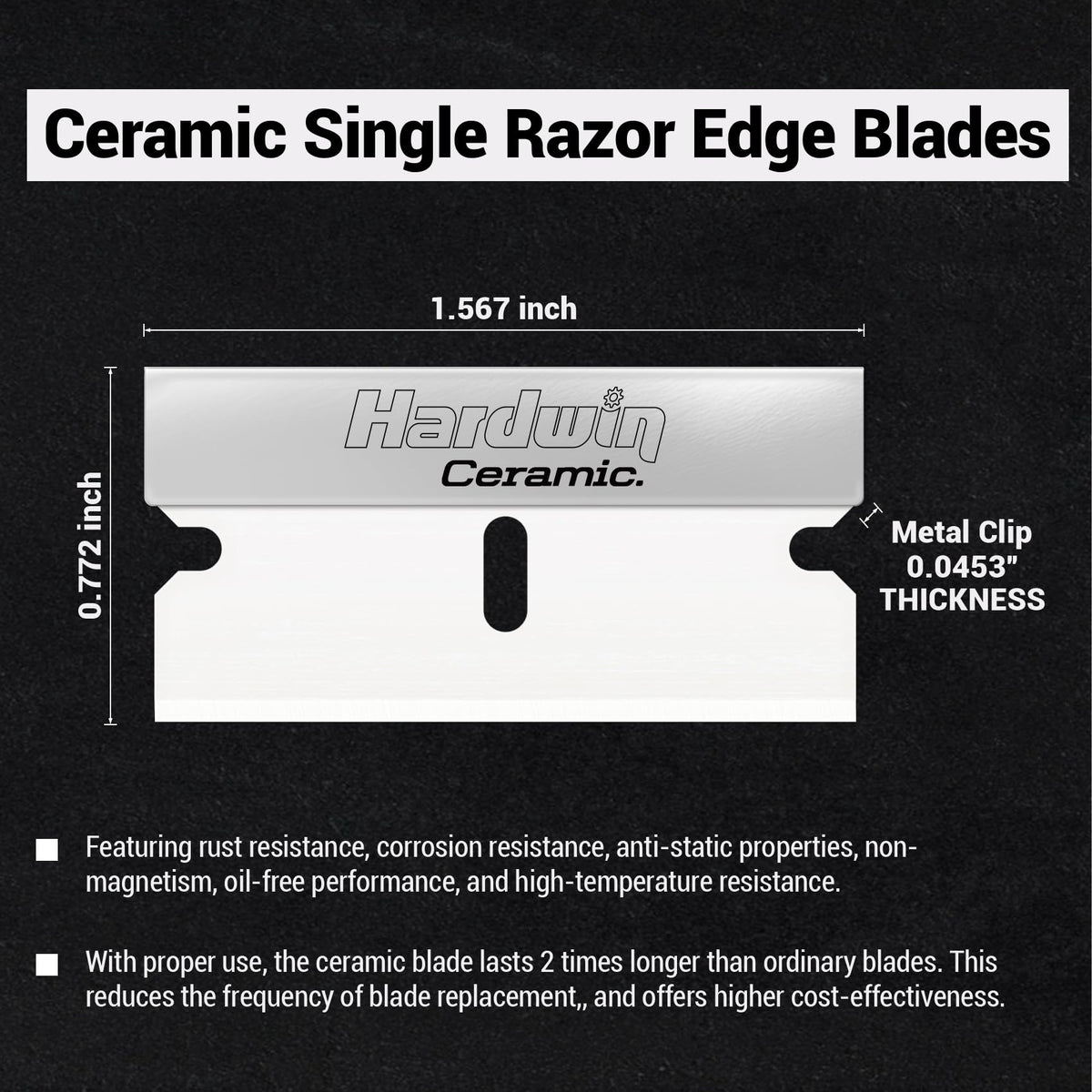 Ceramic Scraper Blade Refills A6638