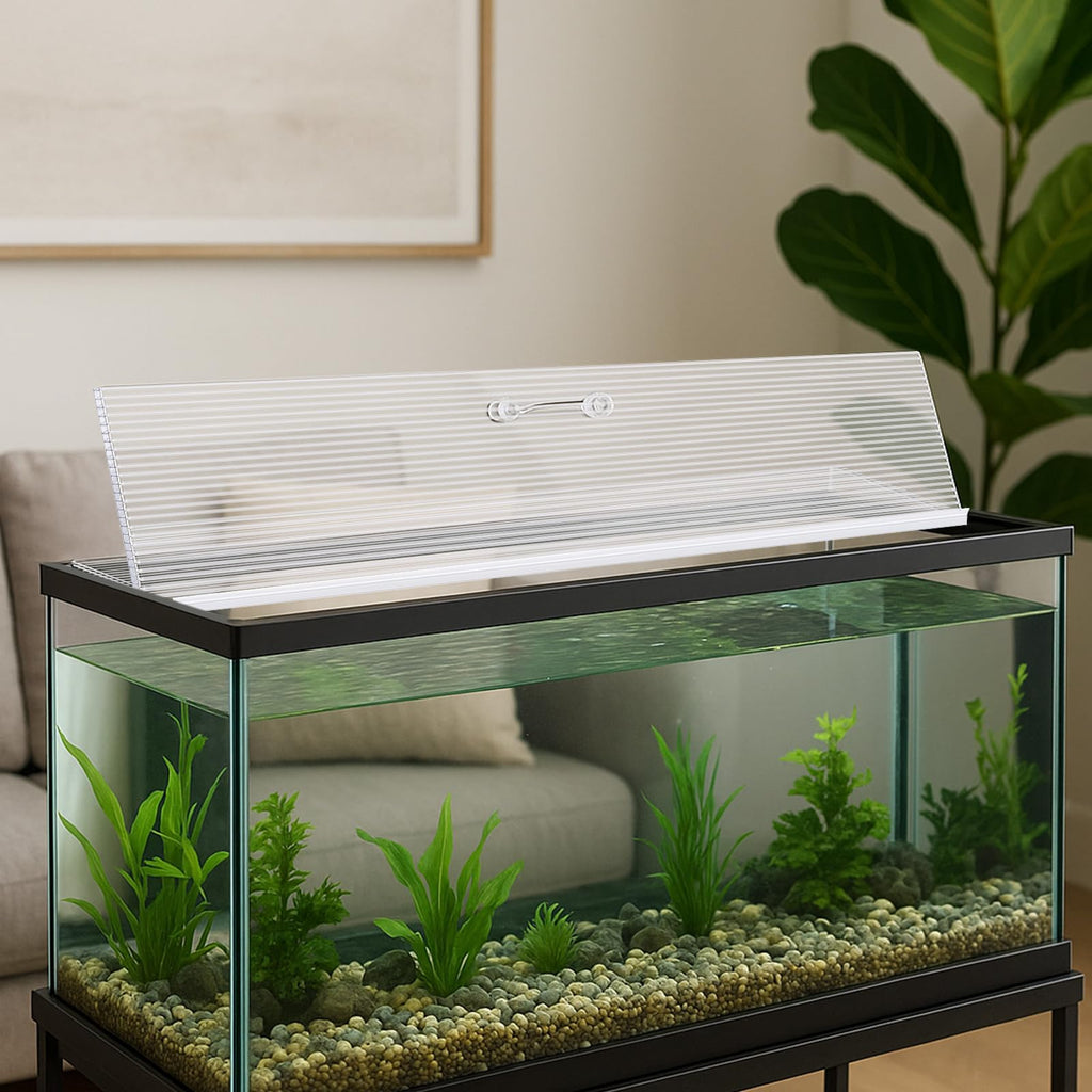 Clear 16 x 8 Inch Aquarium Lids Canopy Set M502