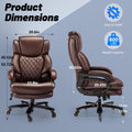 Big and Tall Office Chair with Adjustable Headrest L77784