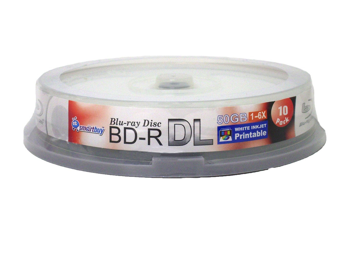 40-disc 50gb 6X Bd-r Dl White Inkjet Hub Printable Blank Disc I712987