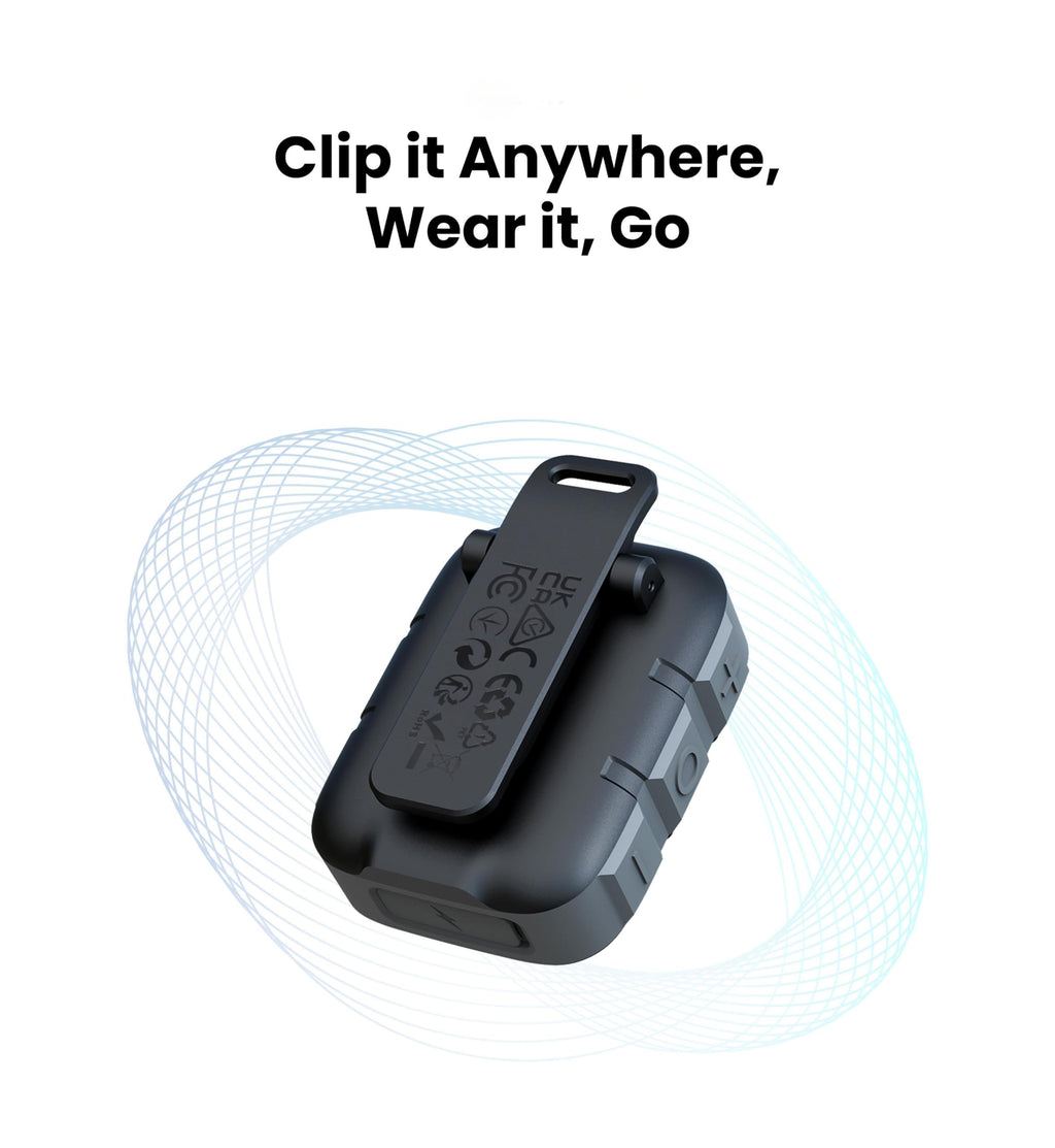 Wearable Bluetooth Speakers IP67 Waterproof Clip On Small Speaker G882435