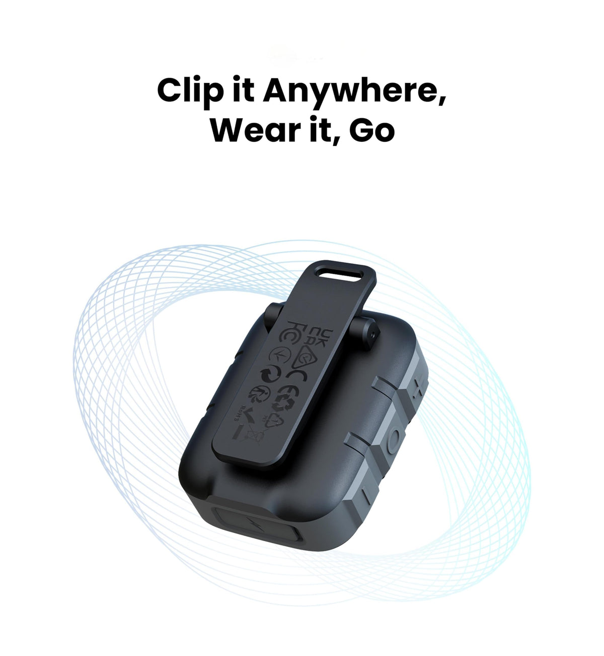 Wearable Bluetooth Speakers IP67 Waterproof Clip On Small Speaker G882435