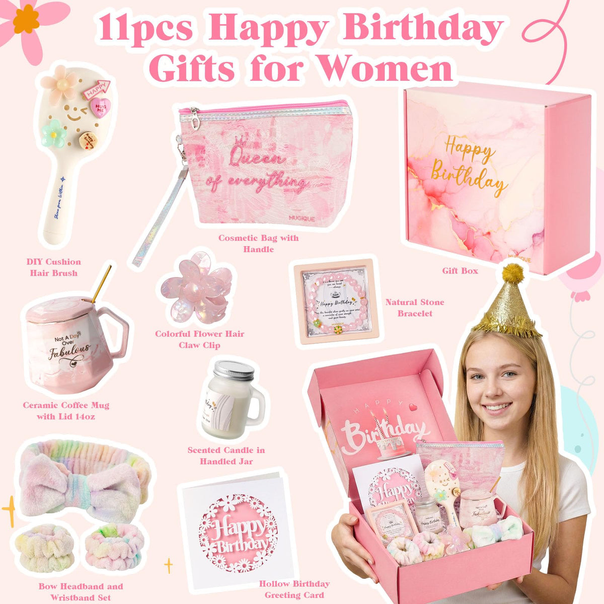 Pink Birthday Gift Box A1911