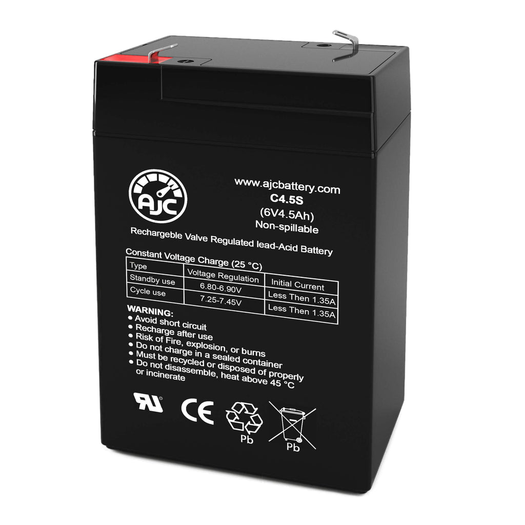 6V 4.5Ah Sealed Lead Acid Battery R470124